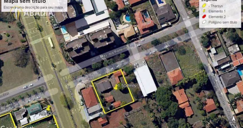 Terreno à venda, 1500 m² por r$ 2.700.000,00 - santa terezinha - paulínia/sp
