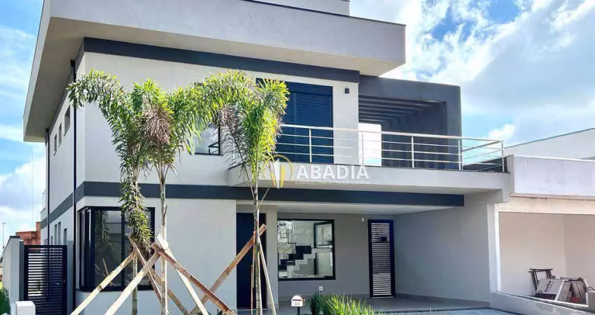 Casa a venda com 3 dormitórios, 245 m² - condomínio royal garden - paulínia/sp
