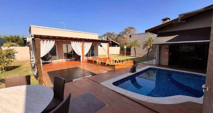 Casa com 5 dormitórios à venda, 260 m² por r$ 2.339.500,00 - condomínio residencial terras do cancioneiro - paulínia/sp
