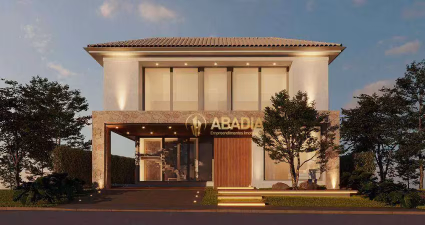 Casa com 5 dormitórios à venda, 418 m² por r$ 4.849.500,00 - condomínio villa bella florença - paulínia/sp