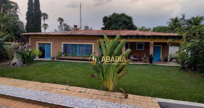 Chácara com 4 dormitórios à venda, 1600 m² por r$ 1.080.000,00 - saltinho - paulínia/sp