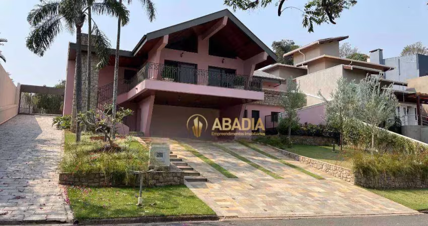 Casa com 4 dormitórios à venda, 487 m² por r$ 2.751.000,00 - condomínio jardim botânico (sousas) - campinas/sp