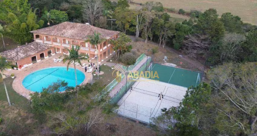 Fazenda com 10 dormitórios à venda, 157000 m² por r$ 12.000.000,00 - biriça do valado - bragança paulista/sp