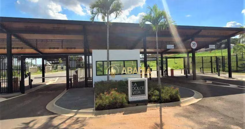 Terreno à venda, 379 m² por r$ 549.900,00 - condomínio la dolce vita - paulínia/sp