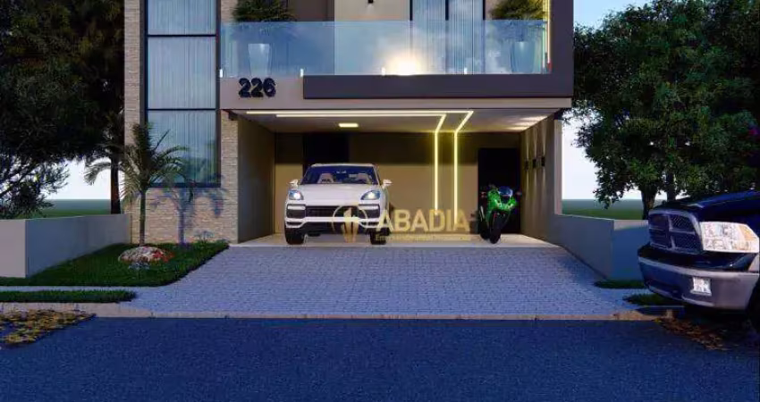 Casa com 3 dormitórios à venda, 218 m² por r$ 1.489.500,00 - residencial jardim dos lírios - paulínia/sp
