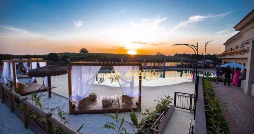 Terreno à venda no santorini residencial club em paulínia