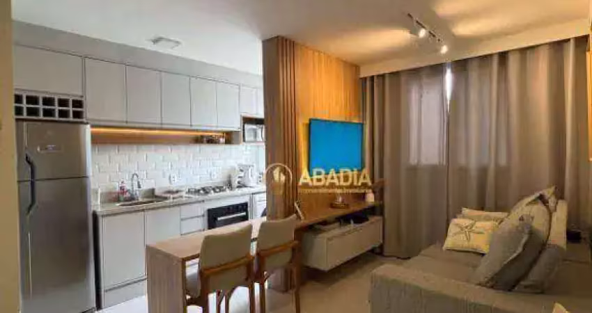 Apartamento a venda com 2 dormitórios, 45 m² - residencial for life park premium - paulínia/sp