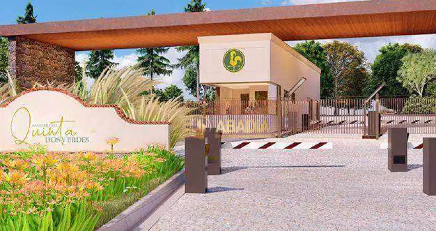 Terreno à venda, 305 m² por r$ 492.000 - residencial quinta dos verdes - paulínia/sp