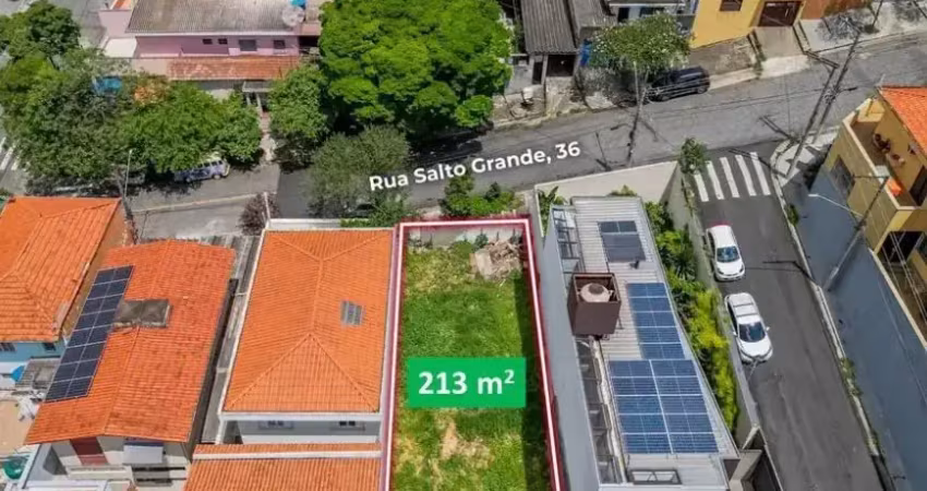 Terreno à venda na Rua Salto Grande, Perdizes, São Paulo