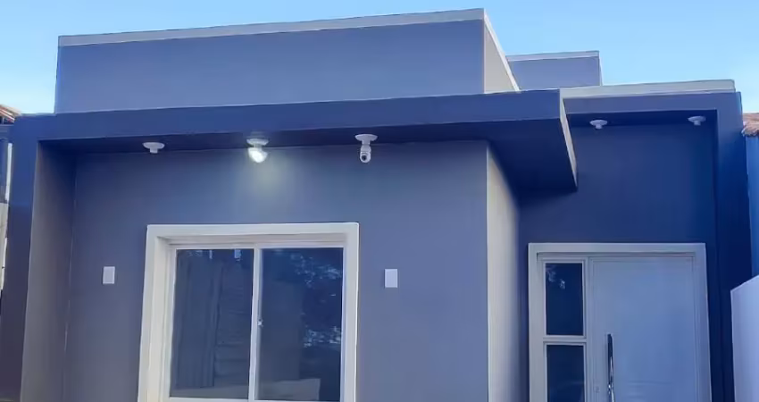 Casa com 2 dormitórios churrasqueira próximo da sanga funda pronta para moradia