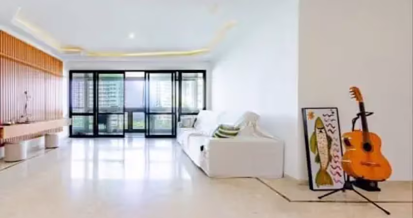 Alfa barra - barra da tijuca - lindo apartamento todo com marcenaria, e vista mar. quatro quartos, sendo duas suítes