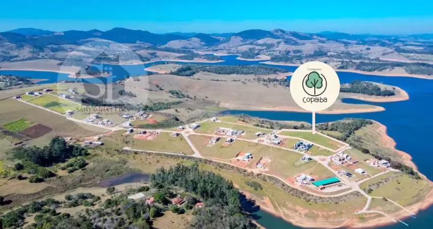 Lotes exclusivos à venda em condomínio fechado à beira da represa do jaguari em joanópolis/sp – 1000m², pronto para construir, segurança 24h