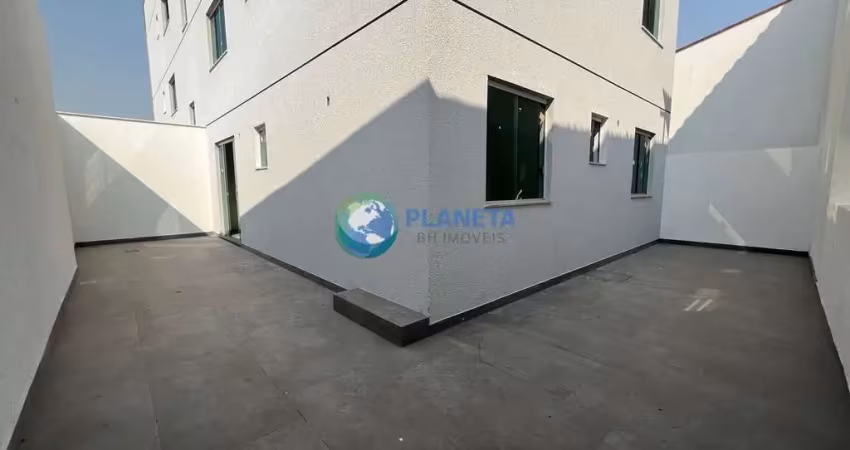 Apartamento com area externa a venda - santa monica - belo horizonte