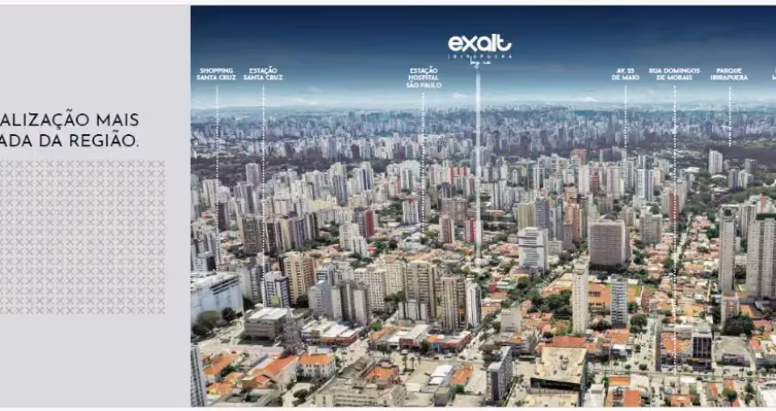 Oportunidade única de morar em um eztec!!! o exalt ibirapuera by ez eleva seu estilo de viver ao máximo, oferecendo uma proposta intensa, dinâmica e conectada, ideal para quem busca viver em um ambien