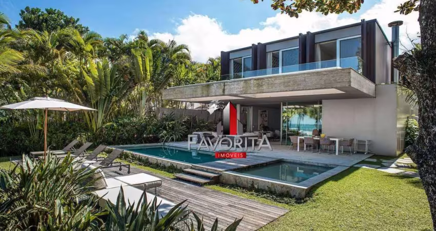 Casa com 6 dormitórios à venda, 675 m² por r$ 25.990.000 - baleia - são sebastião/sp