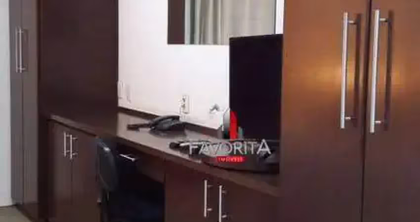 Transamérica flat congonhas, flat com 1 dormitório à venda, 26 m² por r$ 274.000 - campo belo - são paulo/sp