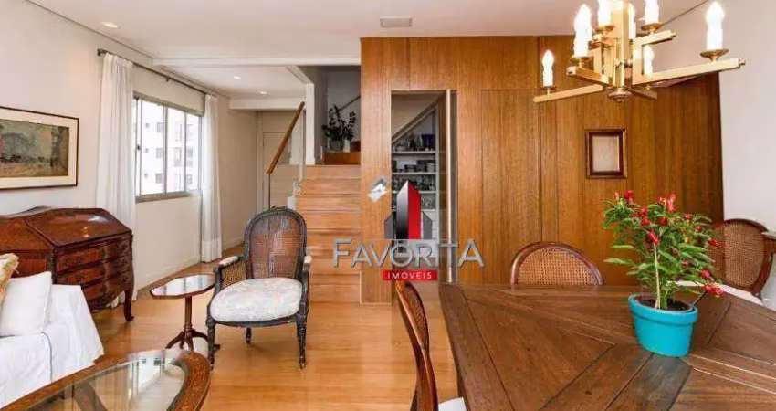 Condomínio blue moon, cobertura com 3 dormitórios à venda, 207 m² por r$ 1.749.000 - perdizes - são paulo/sp