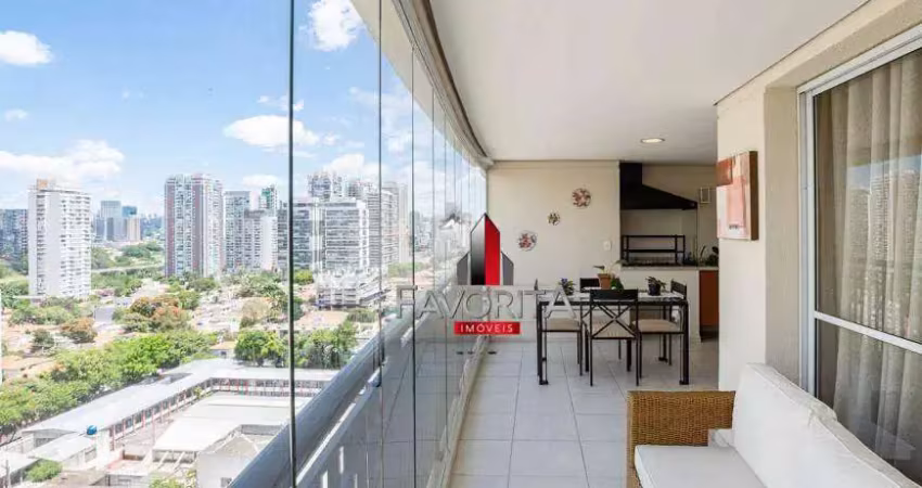 Condomínio paulistânia bosque residencial, apartamento com 4 dormitórios à venda, 178 m² por r$ 2.449.000 - brooklin - são paulo/sp