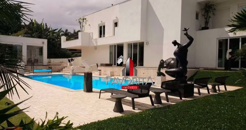 Condomínio  são fernando golf clube, casa com 4 dormitórios à venda, 700 m² por r$ 5.490.000 - vila de são fernando - cotia/sp