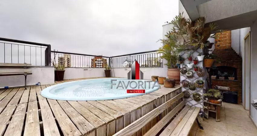 Condomínio villa di bari, cobertura com 3 dormitórios à venda, 150 m² por r$ 998.000 - morumbi - são paulo/sp