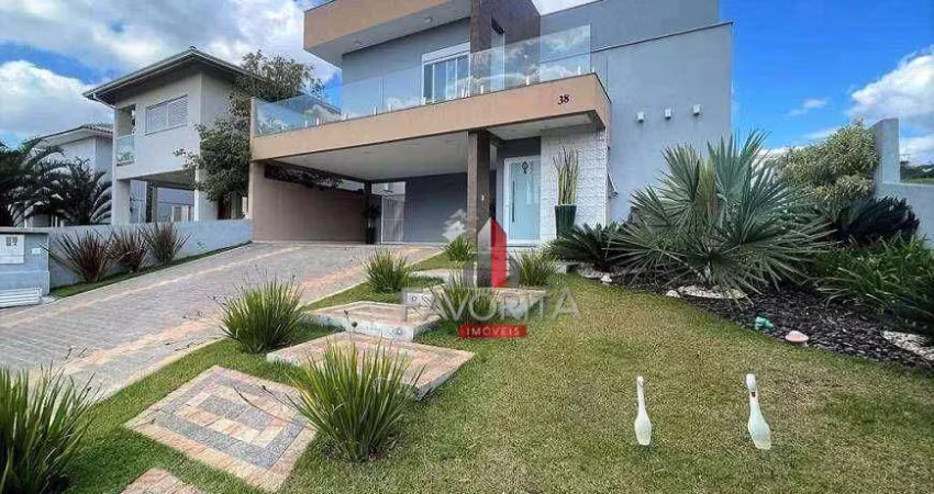 Reserva santa maria - casa com 4 dormitórios à venda, 380 m² por r$ 2.980.000 - jardim do golf i - jandira/sp