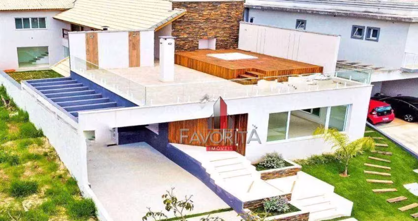 Casa com 4 dormitórios à venda, 320 m² por r$ 1.850.000 - vintage - cotia/sp