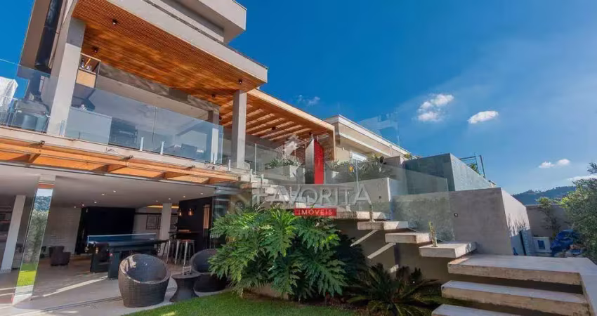 Casa com 3 dormitórios à venda, 450 m² por r$ 4.500.000 - residencial itahye - santana de parnaíba/sp