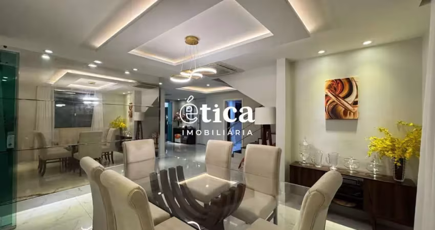 Casa duplex em condomínio no calhau com 175,50 m², 4 quartos sendo 4 suítes