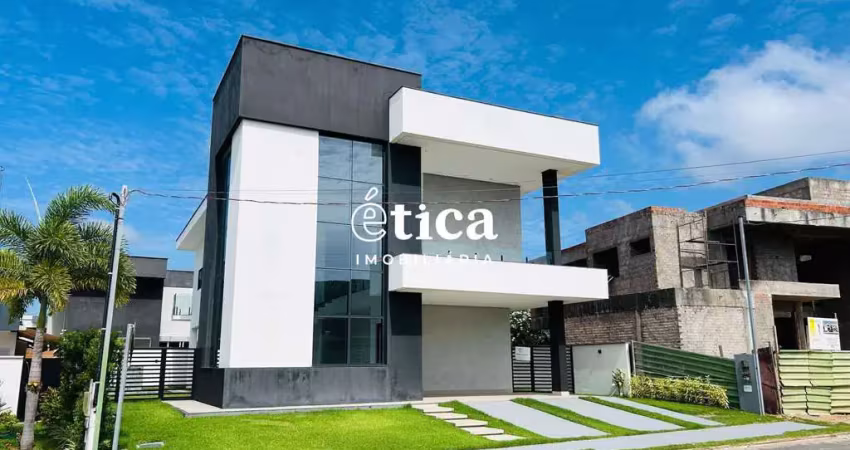 Casa no alphaville com 360 m², 4 quartos sendo 3 suítes e 1 semi