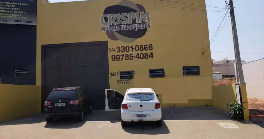 Barracão para alugar, 200 m² por r$ 3.700,00/mês - centro - marília/sp
