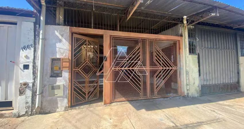 Casa com suíte e salão comercial à venda – zona norte, marília/sp