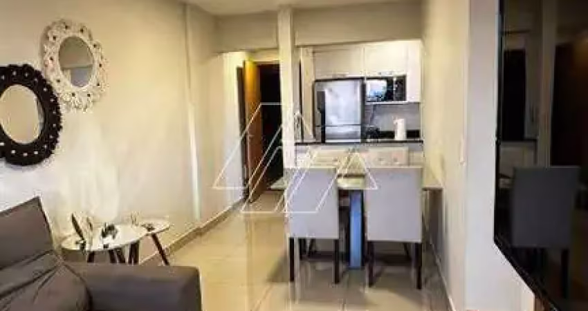 Apartamento à venda, 1 quarto, 1 vaga, centro - marília/sp