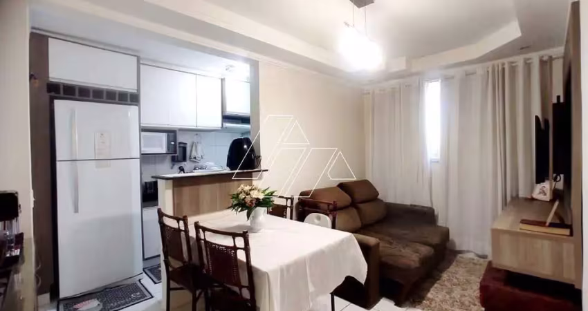 Apartamento à venda, 47 m² por r$ 181.000,00 - jardim cavallari - marília/sp