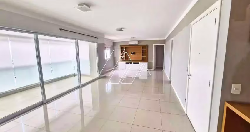 Apartamento com 3 suítes e 2 vagas para aluguel no edifício alamanda – marília/sp