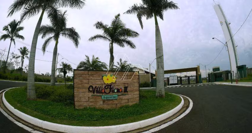 Terreno à venda, residencial villa flora aquarius - marília/sp