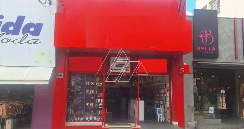 Loja comercial para alugar no centro de marília com 45 m² e ótima localização