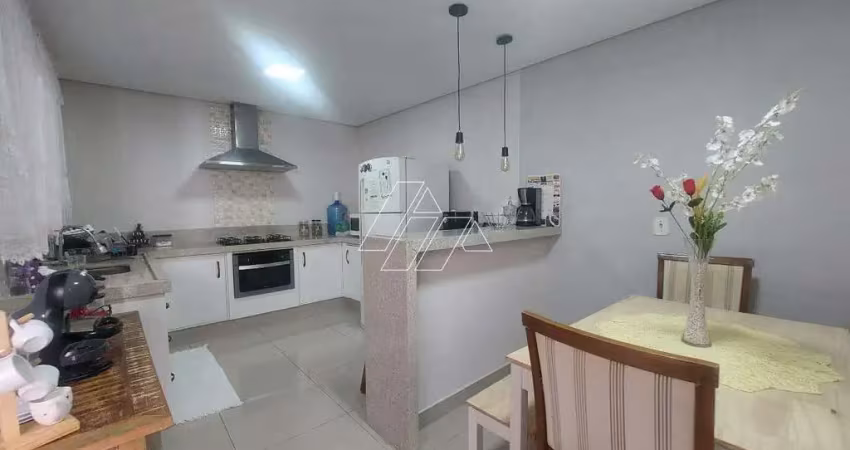 Casa à venda, 2 quartos, 2 vagas, jardim nazareth - marília/sp