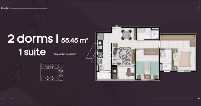 Apartamento à venda, parque das indústrias - marília/sp