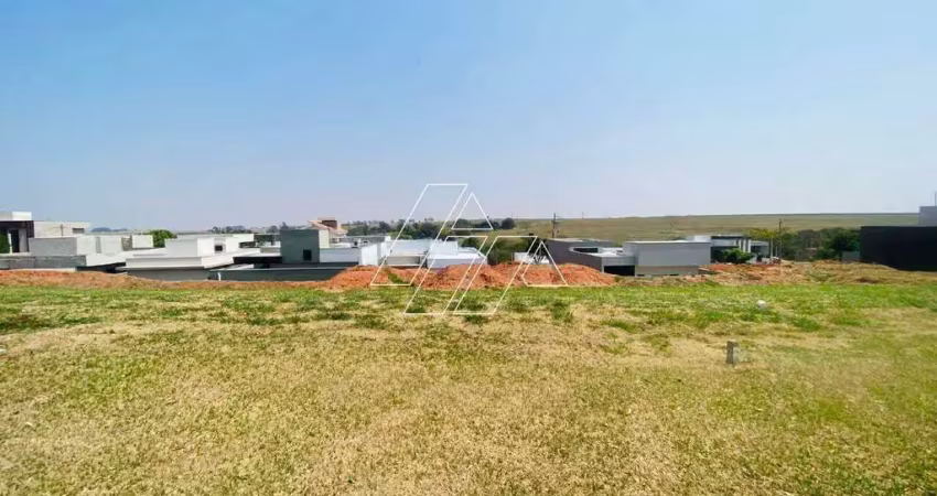 Terreno em condomínio fechado à venda no Loteamento Residencial e Comercial Fazenda São Sebastião, Marília 