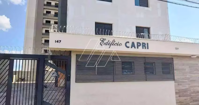 Apartamento com 1 quarto à locação no edifício capri – montolar, marília/sp