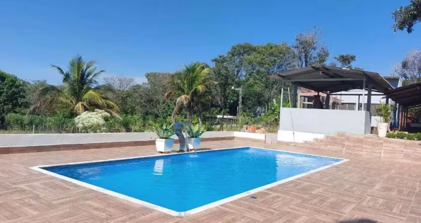 Chácara com poço artesiano, piscina de 9x4 3 dormitórios à venda, 3000 m² por r$ 550.000 - centro - quintana/são paulo