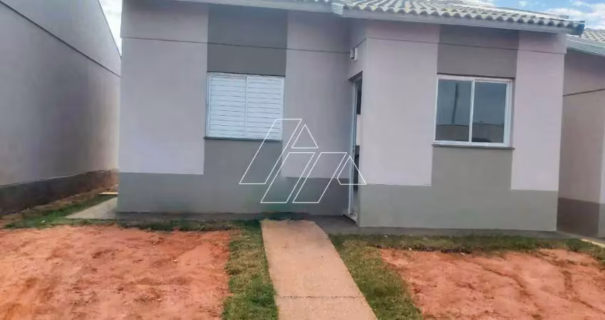 Casa com 2 quartos e 1 vaga para alugar no sítios de recreio letícia – marília/sp