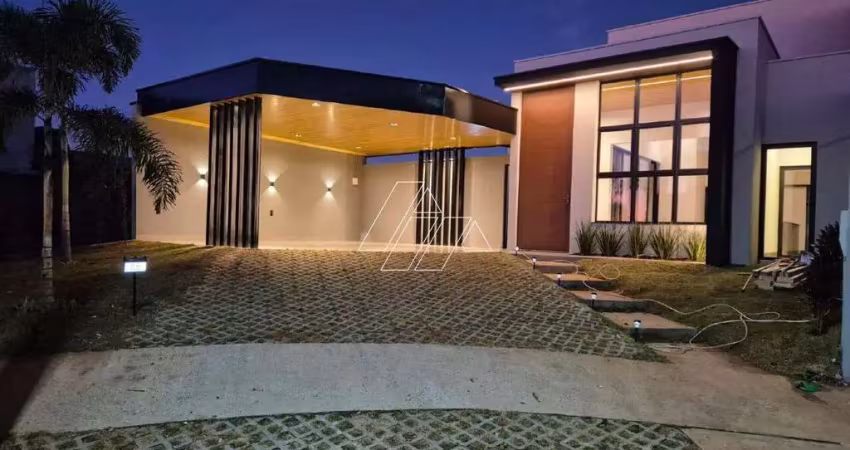 Casa em condomínio à venda, 2 suítes, 2 vagas, loteamento residencial e comercial fazenda são sebastião - marília/sp