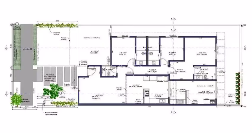 Casa em construção com 3 suítes – condomínio verana parque alvorada, marília/sp