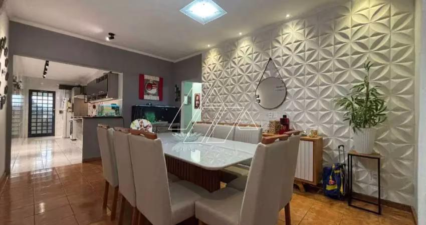 Casa à venda, 3 quartos, 2 vagas, núcleo habitacional presidente jânio da silva quadros - marília/sp