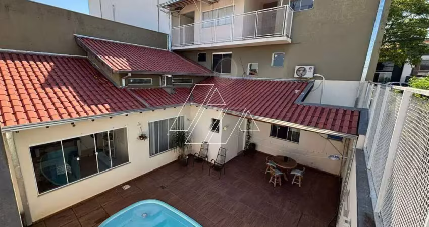 Casa com 3 quartos (1 suíte) e anexo com 3 salas comerciais à venda no centro – marília/sp
