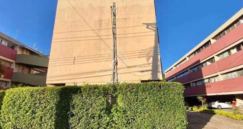 Apartamento com 55m², 2 dormitórios e garagem coberta, para locação no jardim maria izabel – marília/sp.