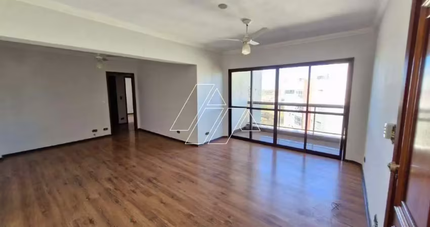 Apartamento com 3 quartos (1 suíte) e 2 vagas para alugar no centro – marília/sp