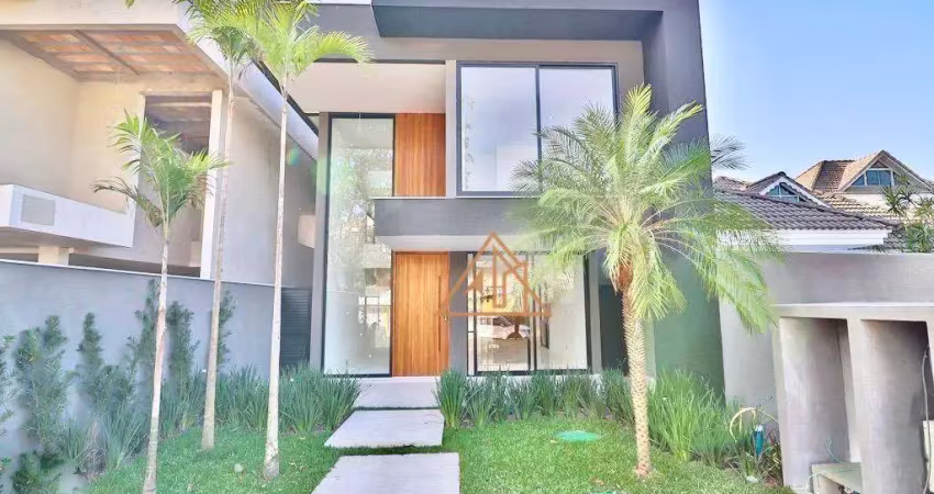 Casa com 4 dormitórios à venda, 360 m² por r$ 4.500.000,00 - barra da tijuca - rio de janeiro/rj