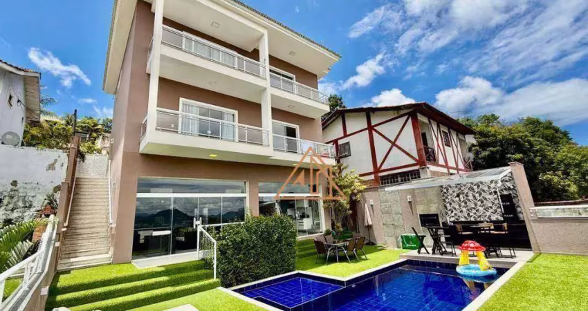 Casa com 4 dormitórios à venda, 332 m² por r$ 1.700.000,00 - freguesia (jacarepaguá) - rio de janeiro/rj